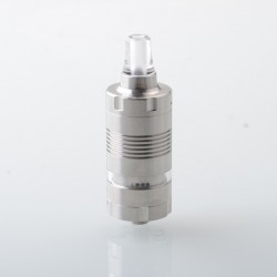 Rekavape BY KA V10 Nano Combo Radiator Style MTL RTA Atomizer - Silver + Translucent, 316SS + PCTG, 3.5ml, 22mm