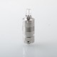 Rekavape BY KA V10 Nano Combo Radiator Style MTL RTA Atomizer - Silver + Translucent, 316SS + PCTG, 3.5ml, 22mm