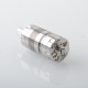 Rekavape BY KA V10 Nano Combo Radiator Style MTL RTA Atomizer - Silver + Translucent, 316SS + PCTG, 3.5ml, 22mm