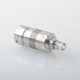 Rekavape BY KA V10 Nano Combo Radiator Style MTL RTA Atomizer - Silver + Translucent, 316SS + PCTG, 3.5ml, 22mm