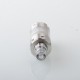 Rekavape BY-KA L Style MTL RTA Atomizer - Silver, 3ml, 1.2, 1.4, 1.7mm, 19mm Diameter