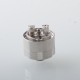 Rekavape BY-KA L Style MTL RTA Atomizer - Silver, 3ml, 1.2, 1.4, 1.7mm, 19mm Diameter