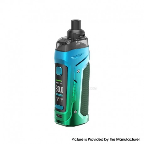 [Ships from Bonded Warehouse] Authentic Innokin Coolfire PZPulse 80W Pod System Kit - Blue Green, VW 6~80W, 2400mAh, 5.5ml