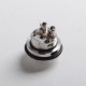 Skyline R Style RTA Rebuildable Atomizer w/ 2 Airdisks - Silver, 3.2ml, 1.0mm / 1.5 x 3.9mm, 22mm Diameter