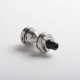 Skyline R Style RTA Rebuildable Atomizer w/ 2 Airdisks - Silver, 3.2ml, 1.0mm / 1.5 x 3.9mm, 22mm Diameter