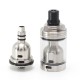 Skyline R Style RTA Rebuildable Tank Atomizer Full Kit w/ MTL + RDL Airdisks - Silver, 3.2ml, 22mm Dia