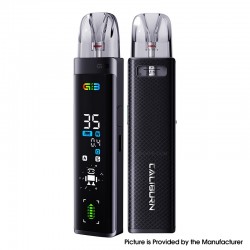 [Ships from Bonded Warehouse] Authentic Uwell Caliburn G3 Pro Pod System Kit - Black Leather, 1000mAh, 3ml, 0.4ohm / 0.9ohm