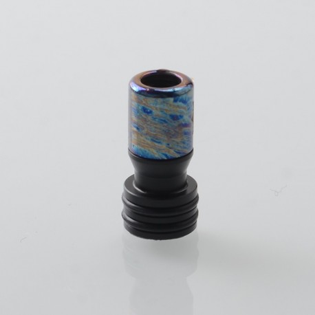 Monarchy Tapered V2 Style 510 Drip Tip for RDA / RTA / RDTA Atomizer - Blueing, Titanium