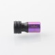 Monarchy Tapered V2 Style 510 Drip Tip for RDA / RTA / RDTA Atomizer - Purple, Titanium