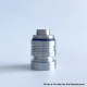 Rekavape BY KA V10 Nano Combo Radiator Style Replacement Tank Tube - Silver + Translucent, 316SS + PCTG, 3.5ml