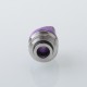 SXK Monarchy Ultra Whistle Style Drip Tip for BB / Billet / Boro AIO Box Mod - Purple, 316 Stainless Steel + Aluminum