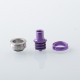 SXK Monarchy Ultra Whistle Style Drip Tip for BB / Billet / Boro AIO Box Mod - Purple, 316 Stainless Steel + Aluminum