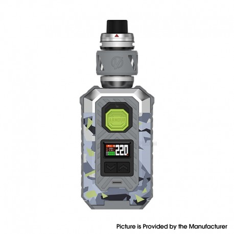 [Ships from Bonded Warehouse] Authentic Vaporesso Armour Max 220W Mod Kit with iTank T Atomizer 6ml - Camo Blue, VW 5~220W