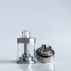 Rekavape VMM Imperia Style RTA Rebuildable Tank Atomizer - Silver, 316 Stainless Steel + PC, 5ml, DL / MTL Air Plate, 22mm