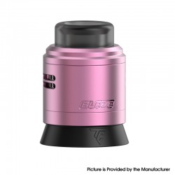 Authentic Thunder Cloud Blaze RDA Rebuildable Dripping Atomizer - Pink, BF Pin, Single / Dual Coil, 24mm Diameter