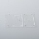 Authentic MK MODS Replacement Front + Back Cover Panel Plate for Cthulhu AIO V2 Mod Kit - Acrylic, POM (2 PCS)