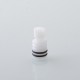 Rekavape Monarchy M T Style 510 Drip Tip for RDA / RTA / RDTA Atomizer - White, POM