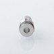 Rekavape Monarchy M T Style 510 Drip Tip for RDA / RTA / RDTA Atomizer - Silver, Stainless Steel