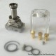 Monarchy iMobb Style RBA Bridge with Boro Tank for Billet / BB / Boro Mod - Black, 4 PCS Air Pin 1.0, 2.0, 3.0 / 3,5mm