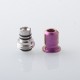 Rekavape Mission Boro Tips V2 ARC Style Drip Tip for BB / Billet Boro Mod - Purple, Titanium + Stainless Steel