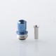 Rekavape Mission Boro Tips V2 ARC Style Drip Tip for BB / Billet Boro Mod - Blue, Titanium + Stainless Steel