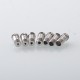 SXK Ultima Style RBA Bridge for Billet / BB / Boro Mod - Black, 8 PCS Air Pin 1.0, 1.2, 1.5, 2.0, 2.5, 3.0, 3.5, 4.0mm