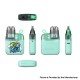 [Ships from Bonded Warehouse] Authentic Uwell Caliburn G3 Lite KOKO 25W Pod System Kit - Graffiti Cyan, 1200mAh, 2.5ml, 0.6ohm