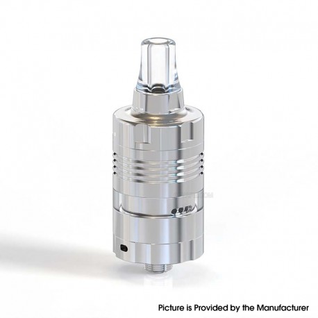 CGMODS BY-KA V.10 Style MTL RTA Rebuildable Tank Atomizer - Silver, 3ml, 3 Air Pin 1.2 / 1.4 / 1.7mm, 22mm Diameter