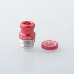 Rekavape Mission XV KB2 Style Replacement Integrated Drip Tip + Button Set for dotMod dotAIO V2 Pod - Red