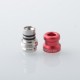 Rekavape Mission XV KB2 Style Replacement Integrated Drip Tip + Button Set for dotMod dotAIO V2 Pod - Red