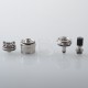 Authentic Auguse ERA V4 MTL RTA Rebuildable Tank Atomizer - Silver, 22mm Diameter