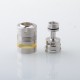 Rekavape BY KA V10 Nano Combo Radiator Style Replacement Tank Tube - Silver + Brown, 316SS + PEI, 3.5ml