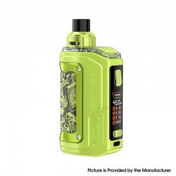 [Ships from Bonded Warehouse] Authentic GeekVape H45 Aegis Hero 2 45W Pod System Mod Kit - Lime Green, 1400mAh, 5~45W