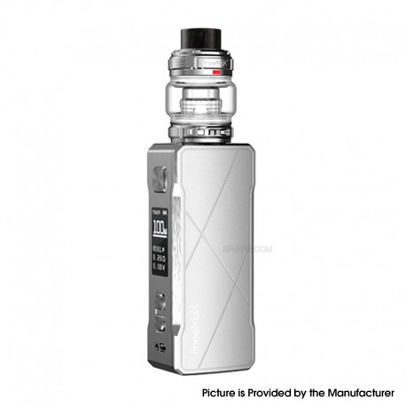 [Ships from Bonded Warehouse] Authentic FreeMax Maxus 100W Box Mod Kit with Fireluke 3 Tank Metal Edition - Silver