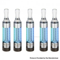 [Ships from Bonded Warehouse] Authentic Kangertech T3S eGo Clearomizer Tank Atomizer - Blue, 3.0ml, 1.8ohm, 14mm (5 PCS)