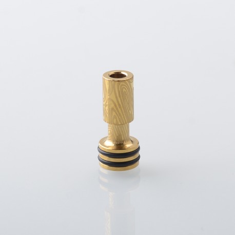 Rekavape Monarchy Ultra TF Dama Style 510 Drip Tip for RDA / RTA / RDTA Atomizer - Gold, Stainless Steel