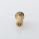 Rekavape Monarchy Ultra TF Dama Style 510 Drip Tip for RDA / RTA / RDTA Atomizer - Gold, Stainless Steel