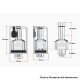 Authentic Ambition Mods AGRA RBA Tank for Boro / Billet / dotAIO Box Mod - Silver, 3ml, 7 PCS Pin 0.8, 1, 1.2, 2, 2.5, 3, 3.5mm