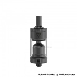 Authentic Ambition Mods TRINITY MTL RTA Atomizer - Black, 2ml, 4 PCS Pins: 0.8, 1.0, 1.2, 1.4mm, 19mm Diameter