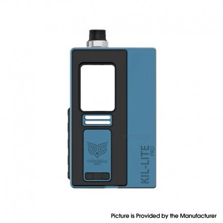 Authentic Ambition Mods Kil-Lite Pro 60W AIO Boro Box Mod - Blue Black, VW 1~60W, 1 x 18650, Compatible with Boro Tank / RBA