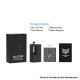 Authentic Ambition Mods Kil-Lite Pro 60W AIO Boro Box Mod - Blue Black, VW 1~60W, 1 x 18650, Compatible with Boro Tank / RBA