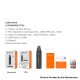 [Ships from Bonded Warehouse] Authentic GeekVape Wenax Q Ultra Pod System Kit - Dawn Orange, 1000mAh, 5~25W, 3ml, 0.4 / 0.8ohm