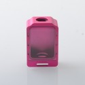 Kooroo Style Style Boro Tank for SXK BB / Billet / Boro Box Mod Kit - Pink, Aluminum