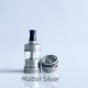 Rekavape G-Class Style MTL RTA Atomizer - Matte Silver, 3.5ml, 3 PCS Air Pin 1.0, 1.2, 1.5mm, 22mm Diameter