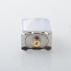 Monarchy iMobb Style RBA Bridge with Boro Tank for Billet / BB / Boro Mod - Silver, 4 PCS Air Pin 1.0, 2.0, 3.0 / 3,5mm