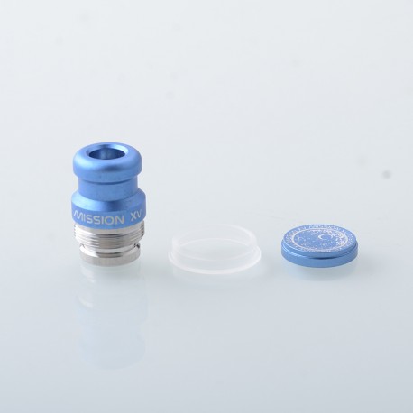 Rekavape Mission XV KB2 Style Replacement Integrated Drip Tip + Button Set for dotMod dotAIO V2 Pod - Blue