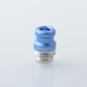 Rekavape Mission XV KB2 Style Replacement Integrated Drip Tip + Button Set for dotMod dotAIO V2 Pod - Blue