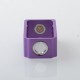 Authentic MK MODS dotAIO to Boro Adapter for Boro / Billet Box Mod - Purple, Adapter Frame for DotMod AIO RBA Tank