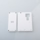 Authentic MK MODS Replacement Front + Back Cover Panel Plate for Cthulhu AIO V2 Mod Kit - White, POM (2 PCS)