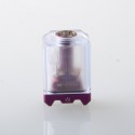 Monarchy iMobb Style RBA Bridge with Boro Tank for Billet / BB / Boro Mod - Purple, 4 PCS Air Pin 1.0, 2.0, 3.0, 4.0mm